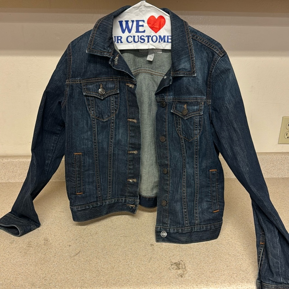 Old navy jean jacket size large.